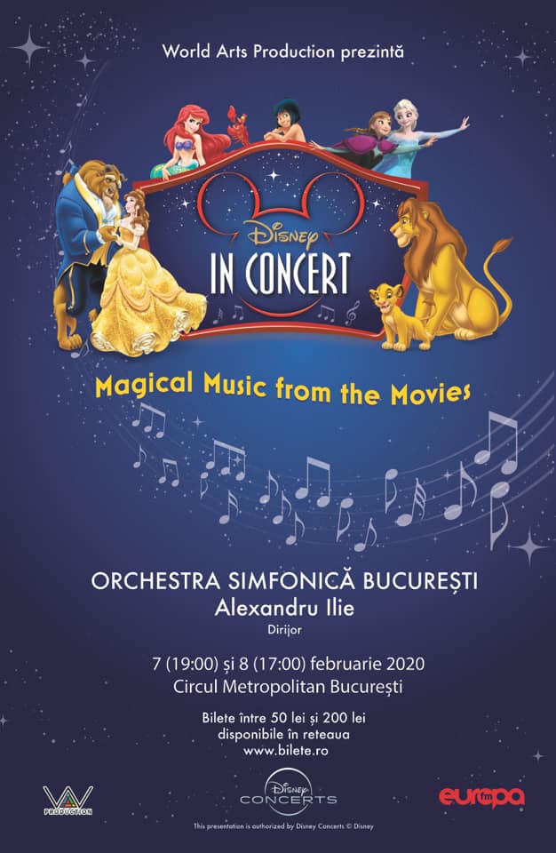 Disney revine la București într-un concert special