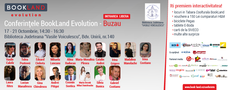 Tinerii din Buzău descoperă cheia succesului în actorie, coordonare proiecte, fotografie și psihologie la Conferințele BookLand Evolution